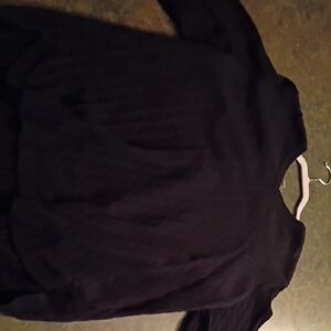 Elegant Black Long Sleeve Sweater